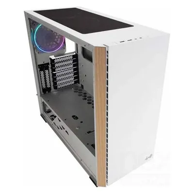 In Win Boitier Moyen Tour E-ATX 216 RGB avec panneau vitré (Blanc)