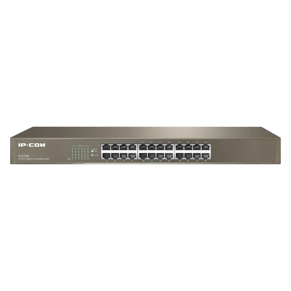 Switch IP-COM G1024G L2 Nicht verwaltet 24x Gigabit Ethernet Switch IP-COM G1024G L2 Nicht verwaltet 24x Gigabit Ethernet
