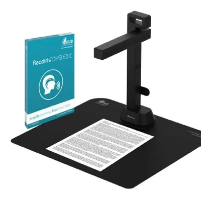 Scanner IRIScan Desk 6 Pro Dyslexic 32 MP A3 USB CMOS Schwarz