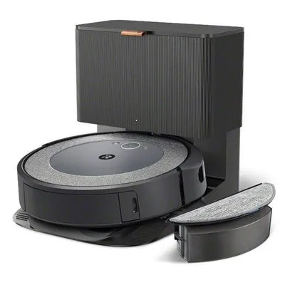 Saugroboter mit Wischfunktion iRobot Roomba i5+ Mit Absaugstation Navigationsklasse Intelligente Sensoren 10-fache Saugleistung Allergikerfreundlich