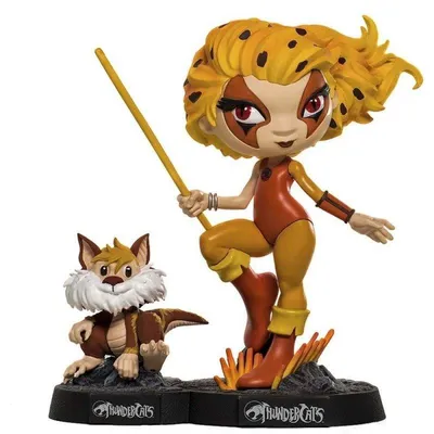 Iron Studios & Minico Thundercats Cheetara & Snarf Sammelfigur