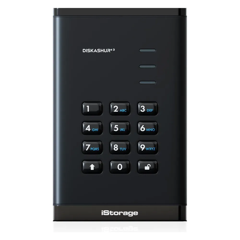 iStorage diskAshur3 HDD 2TB - Black