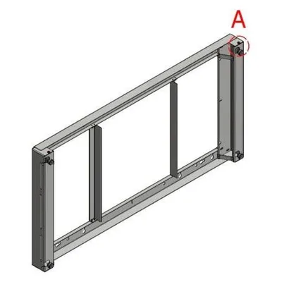 ITB PM5752 Tischständer für Flachbildfernseher 139,7 cm (55') Schrauben