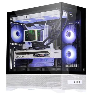PC-Gehäuse Itek SHOWBUI 37B Tower ATX Seitenfenster RGB