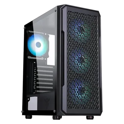 Itek ITGCAST33B Computergehäuse Midi Tower Schwarz