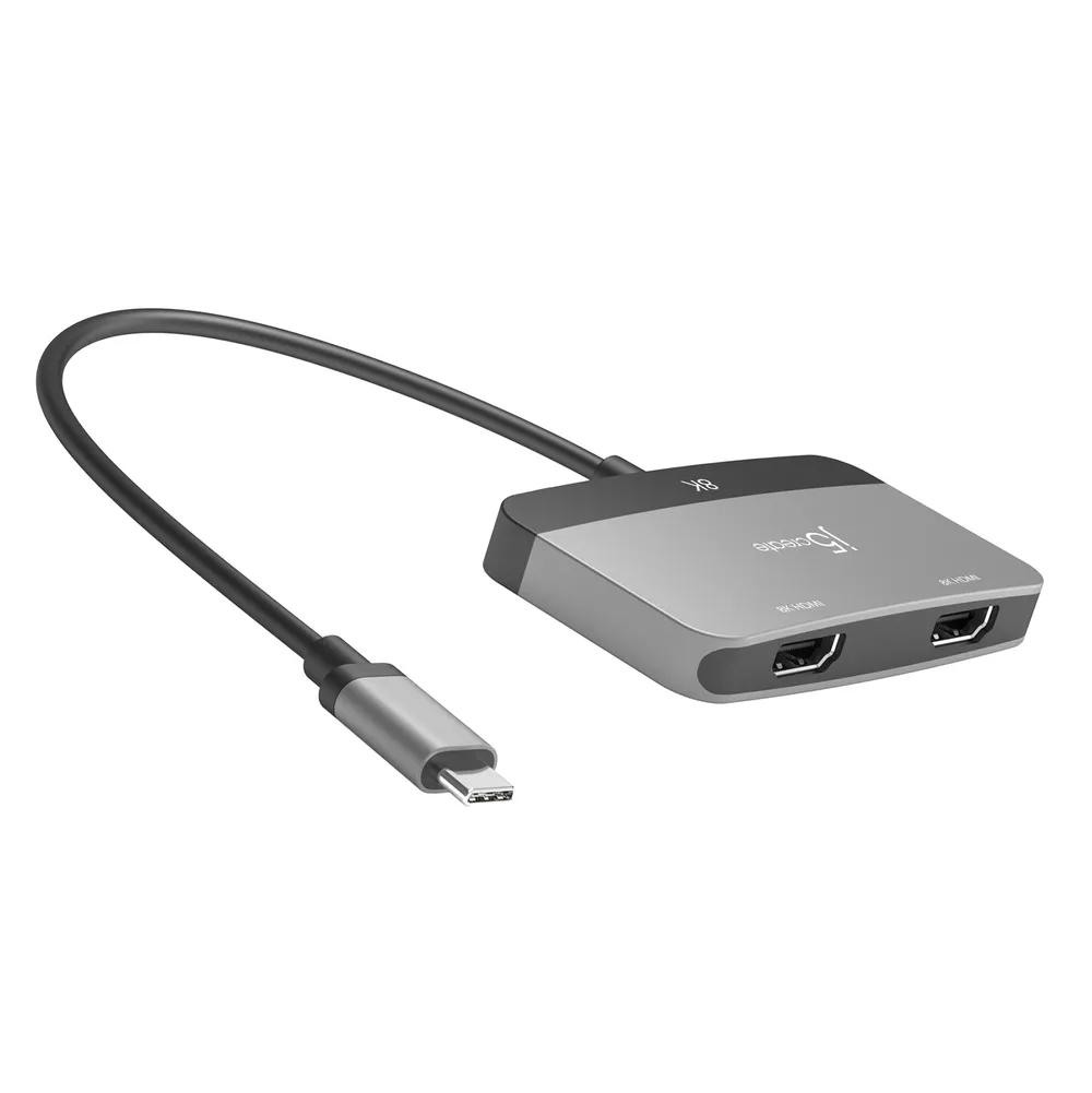 Doppelter HDMI 8K USB-C Adapter j5create