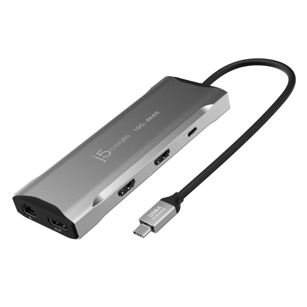 Mini-Dockingstation 4K60 Elite USB-C® j5create für mehrere Monitore