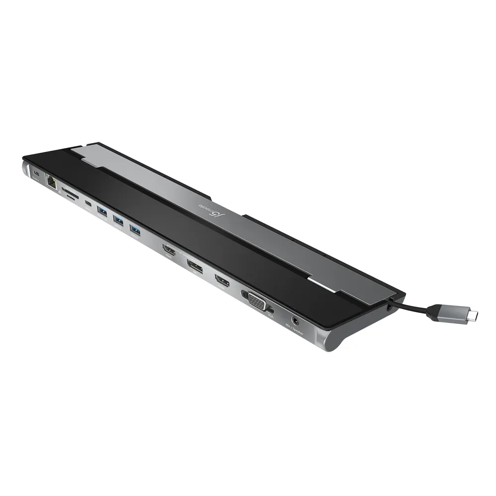 Docking Station USB-C J5create JCD543-N für drei Monitore 4K