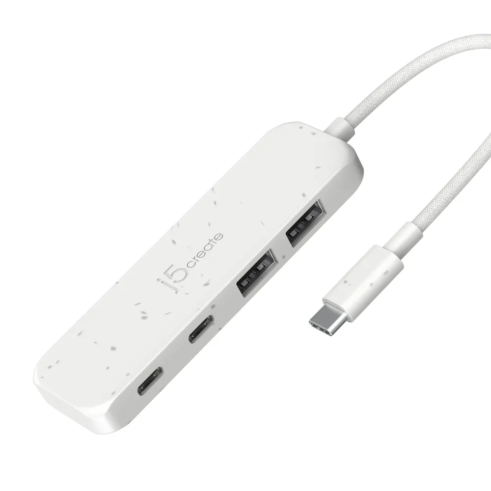 USB-C 4-Port-Hub j5create Ökologische Generationen
