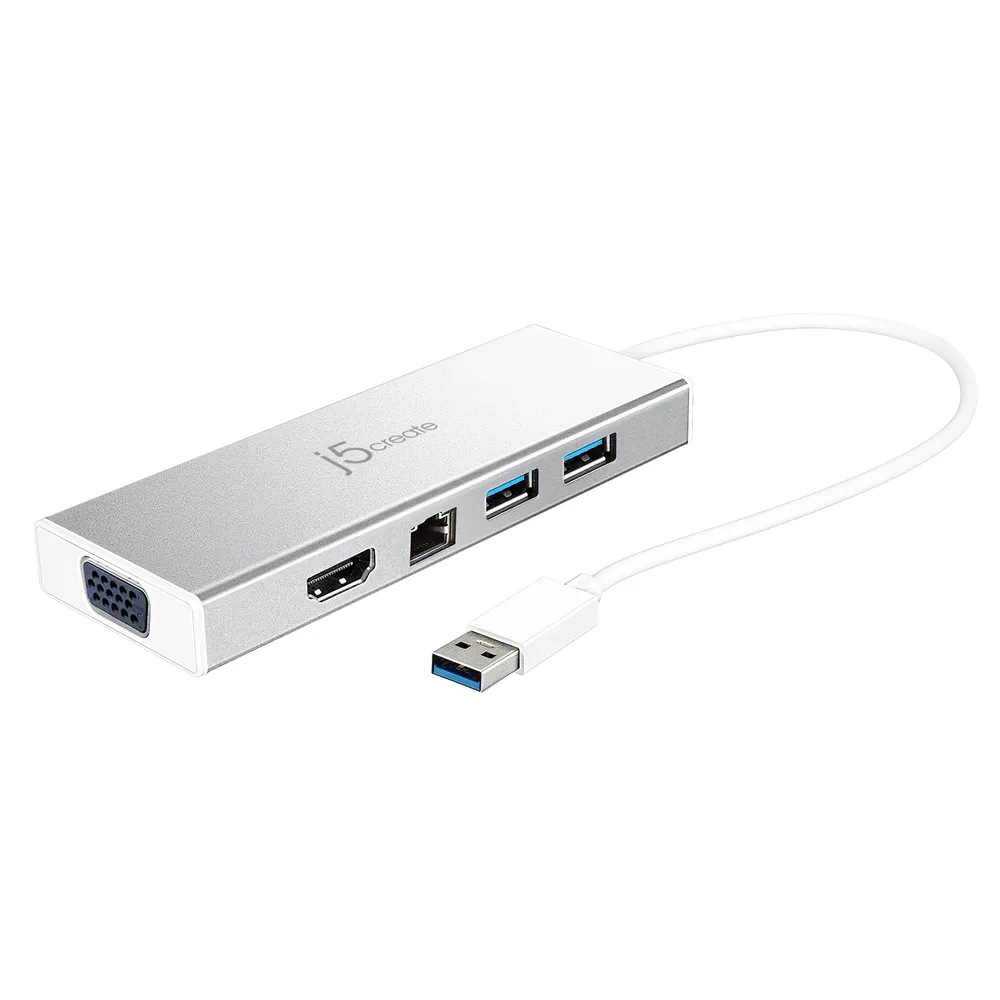 USB 3.0 Docking Station j5create Minibase für 2 Monitore