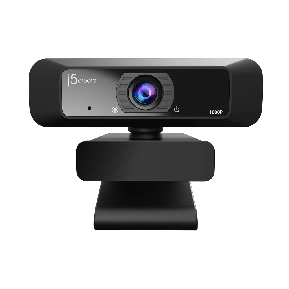 Webcam J5CREATE JVCU100-N Full HD 360° Rotation USB Mikrofon Schwarz