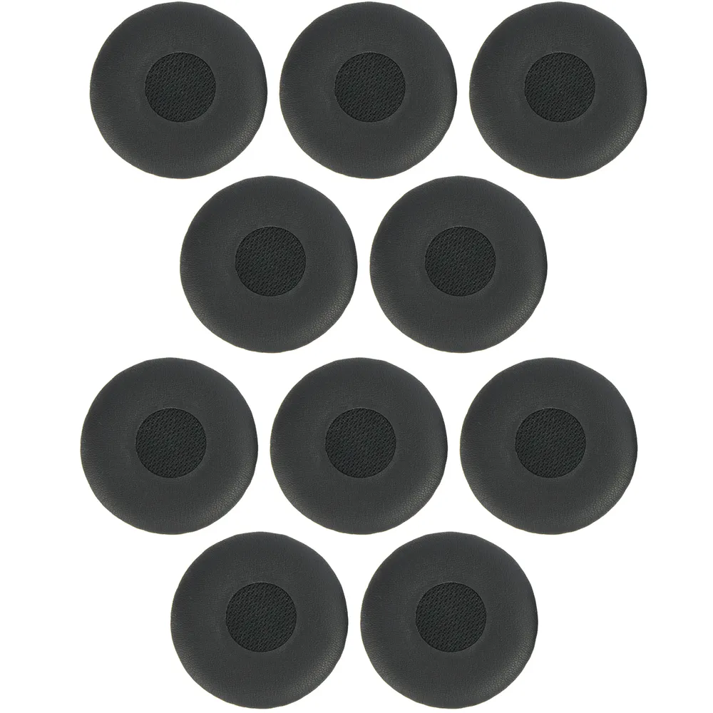 Leatherette Ohrpolster Größe L für Jabra Evolve 20/30/40/65, 10er Pack