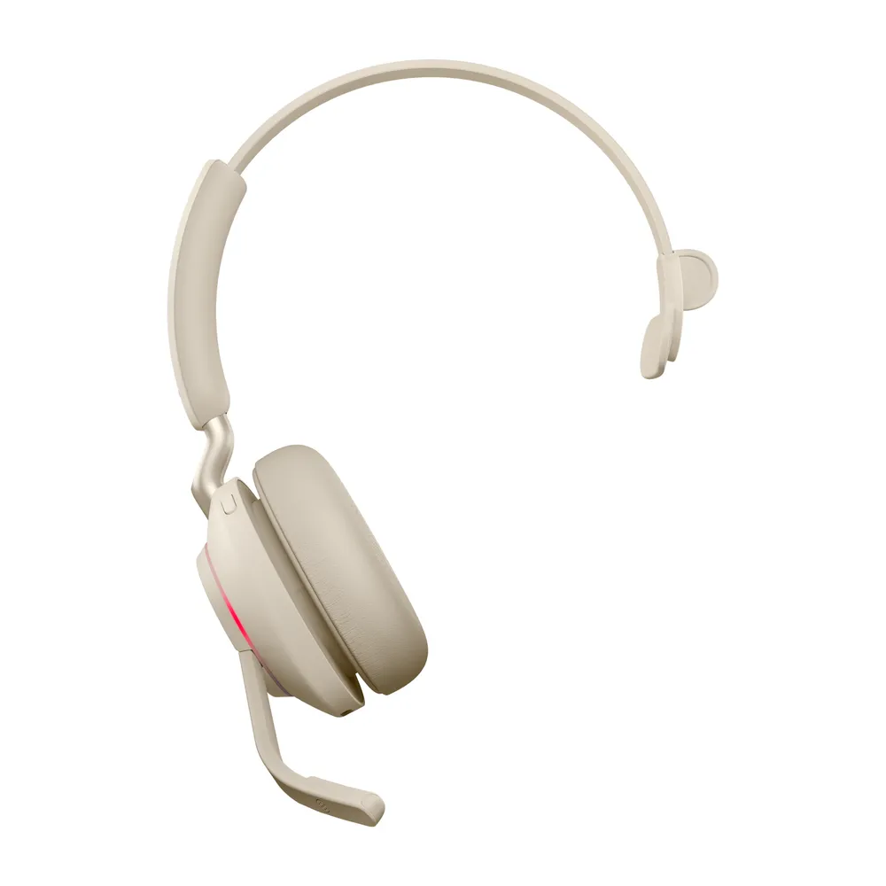Jabra Evolve2 65 Monaurales Bluetooth/USB-C-Headset Beige