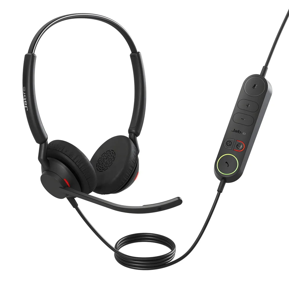 Auriculares Jabra Engage 40 con cable USB-C para oficina y call center, reducción de ruido, negros