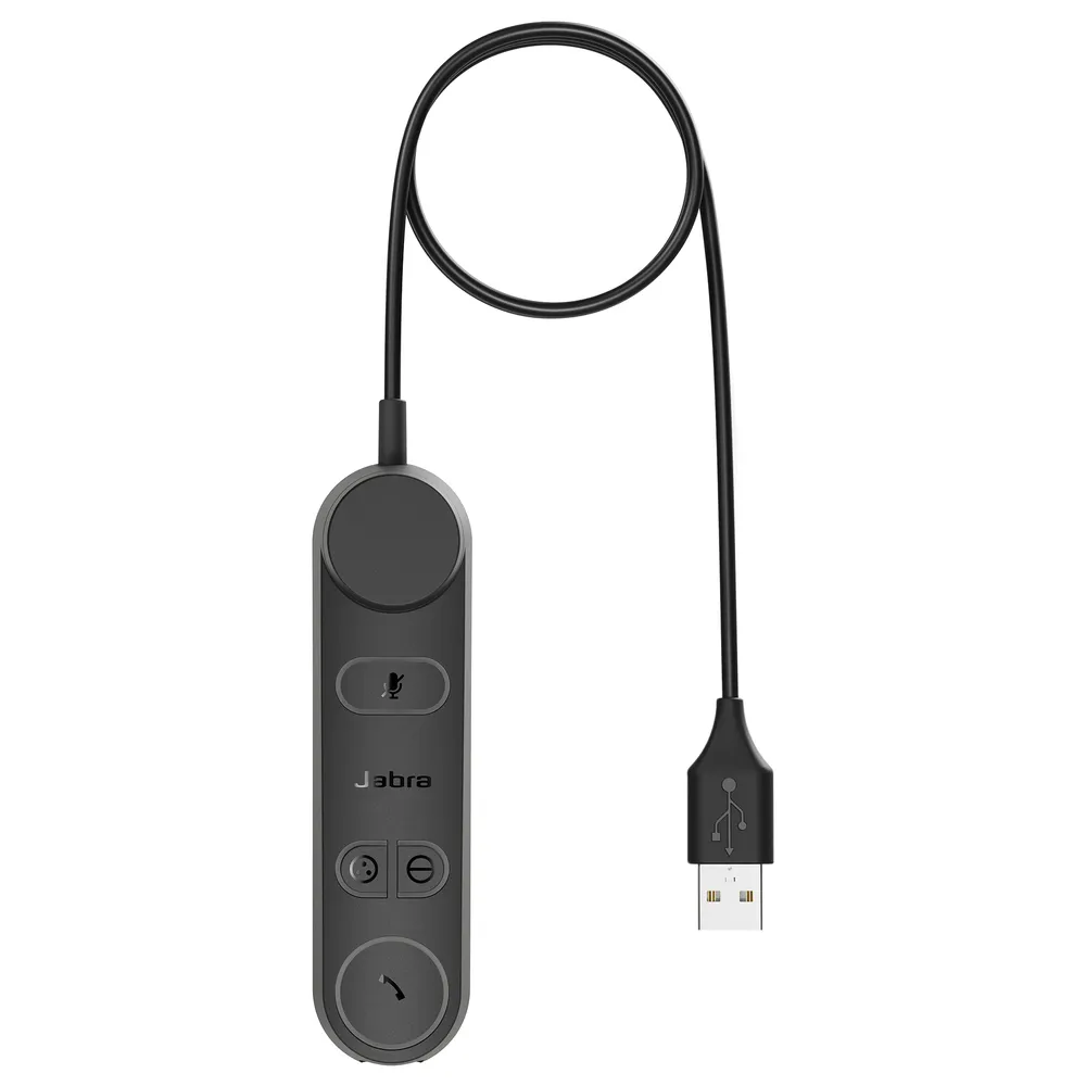Jabra Engage 50 II Headset mit USB-A Kabel für Unified Communications, schwarz