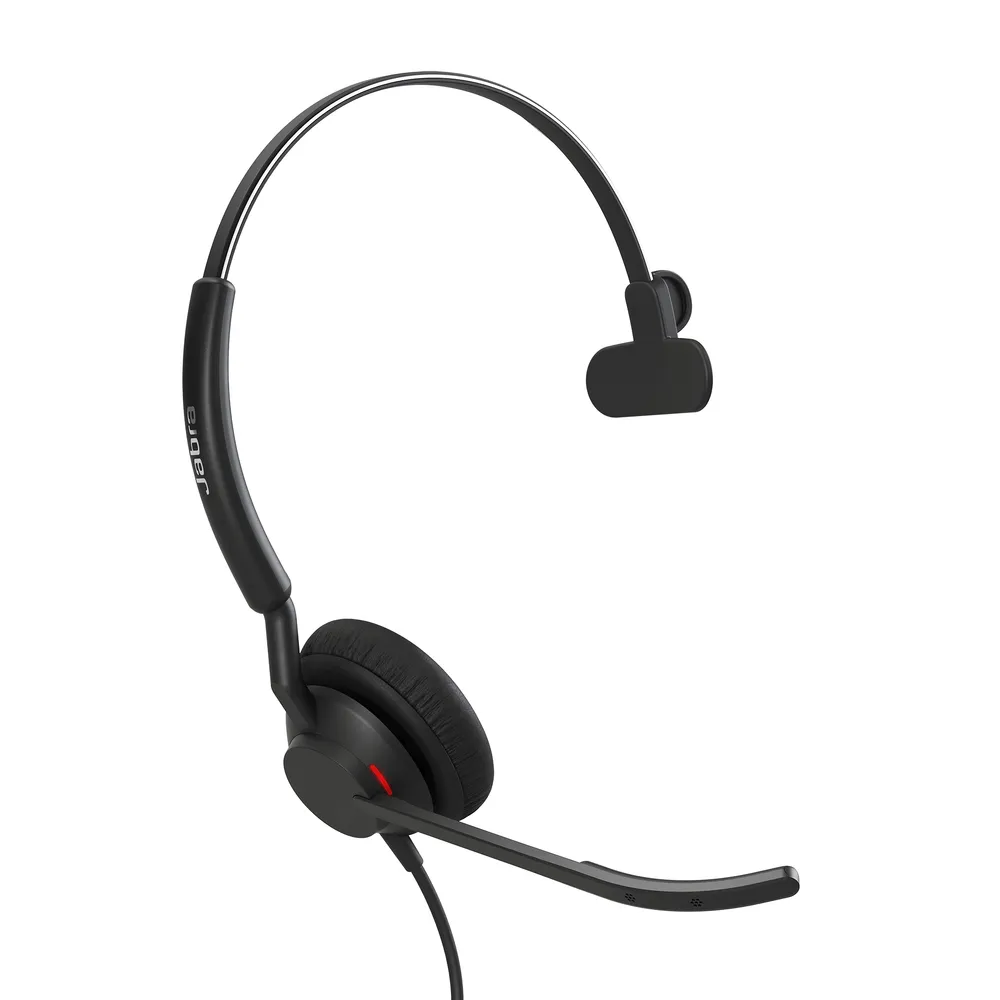 Auriculares Jabra Engage 50 II con cable USB-C para oficina y call center con cancelación de ruido negra