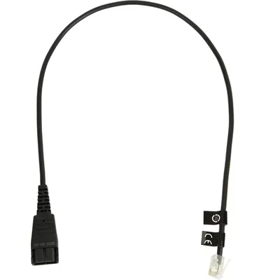 Kopfhörer Jabra 8800-00-01 mit Kabel Quick Disconnect RJ10 für professionellen Einsatz Schwarz