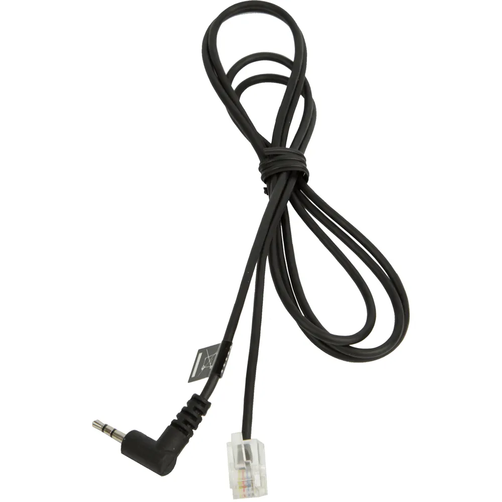 Jabra 8800-00-75 Headset-Kabel RJ-10 auf 3,5 mm für Tischtelefon schwarz