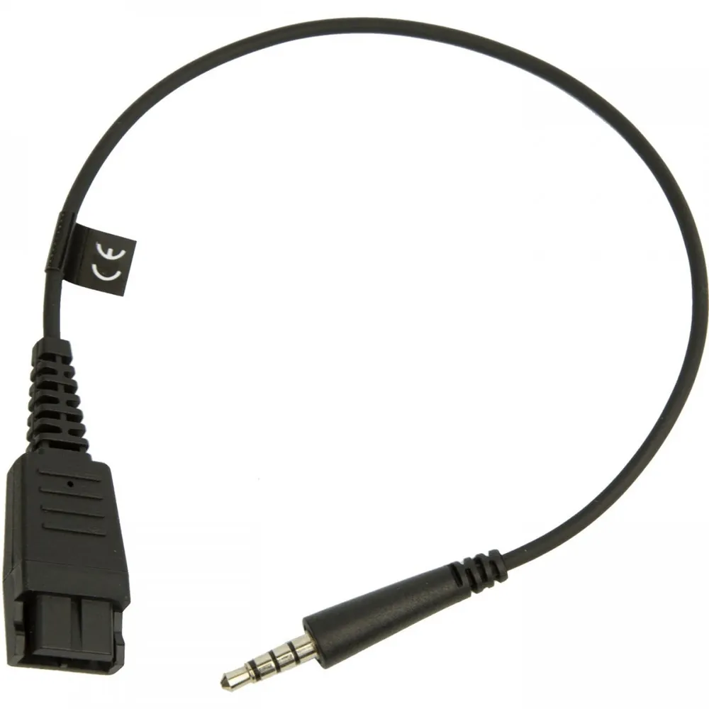 Jabra 8800-00-99 cable gender changer QD 3.5 mm Black 8800-00-99