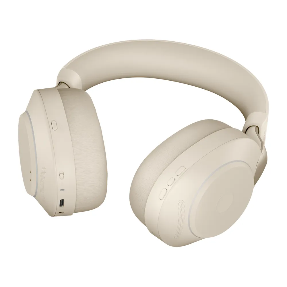 Auriculares Jabra Evolve2 85 inalámbricos y con cable Bluetooth Cancelación de Ruido para oficina beige