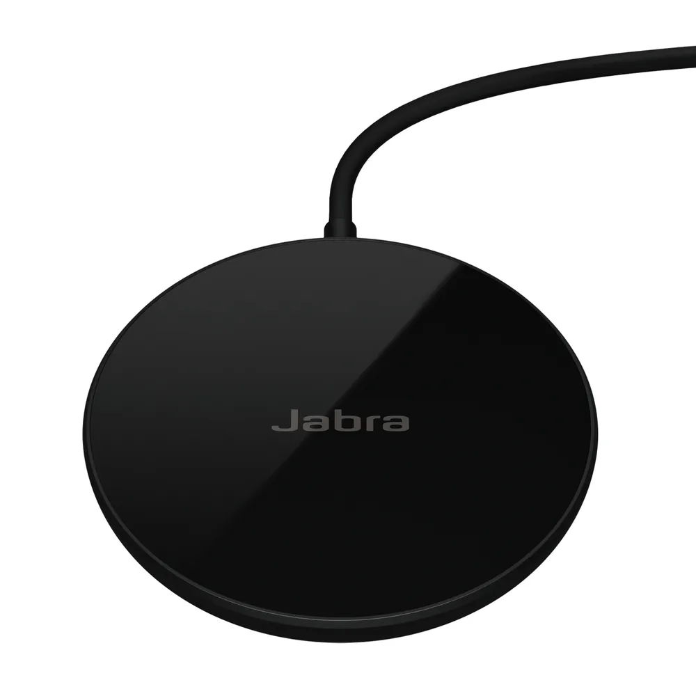 Drahtloser Ladeadapter Jabra mit Qi-Zertifizierung und USB-A-Kabel