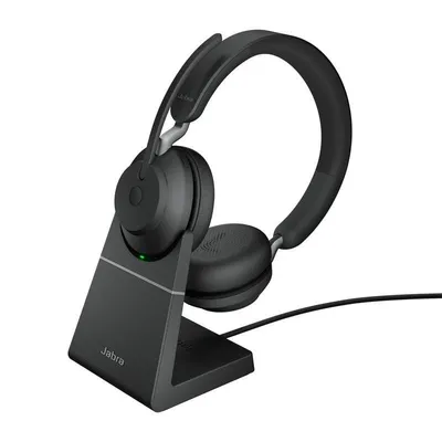 Kopfhörer Jabra Evolve2 65 kabellos Bluetooth USB-C Büro Mikrofon Schwarz