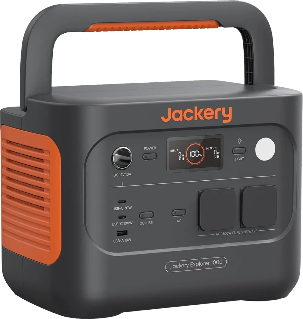 JACKERY Tragbare Powerstation E1000V2, 1070 Wh, 30400 mAh, LiFePO4