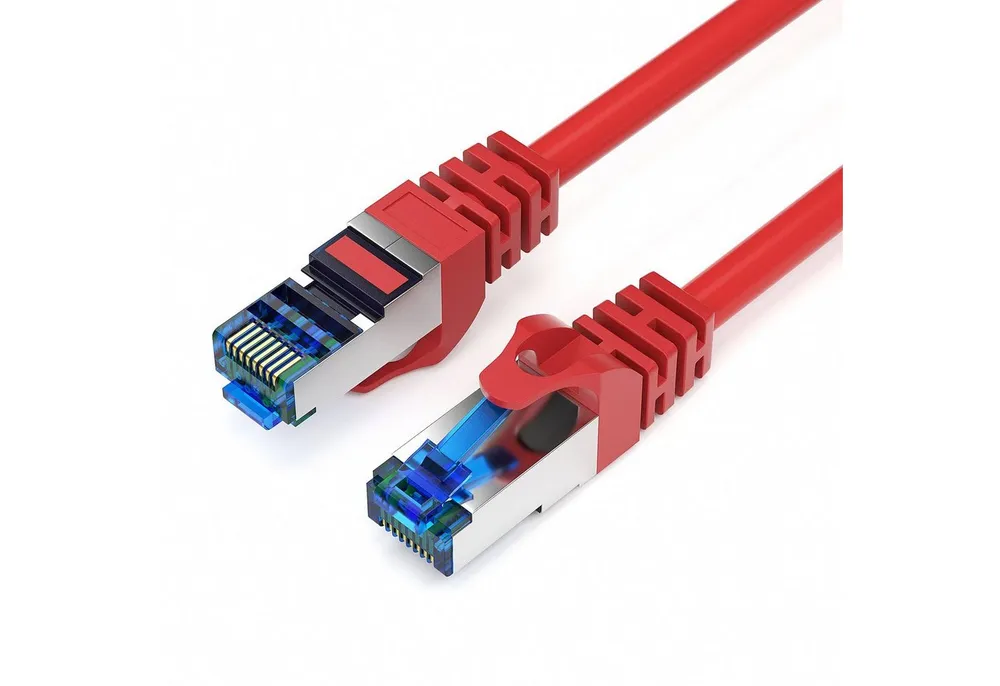 JAMEGA CAT 7 Patchkabel Ethernet RJ45 Netzwerkkabel Rohkabel LAN Kabel LAN-Kabel, CAT.7, RJ-45 Stecker (Ethernet) (500 cm)