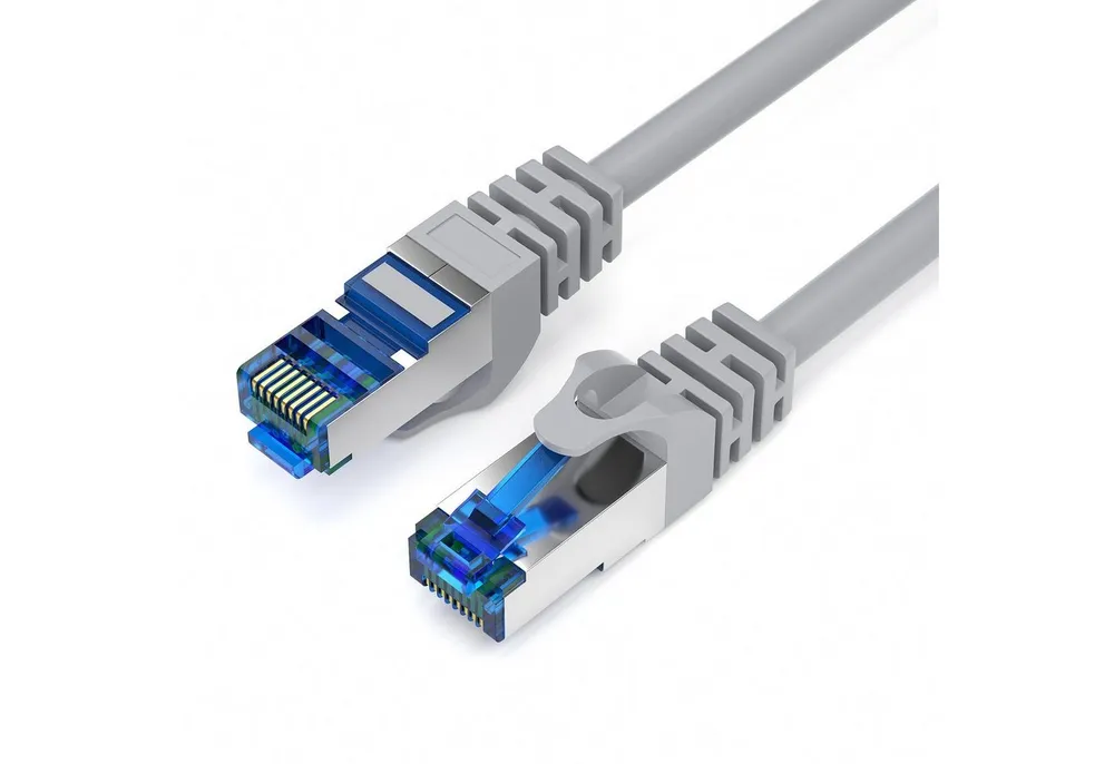JAMEGA CAT 7 Patchkabel Ethernet RJ45 Netzwerkkabel Rohkabel LAN Kabel LAN-Kabel, CAT.7, RJ-45 Stecker (Ethernet) (1000 cm)