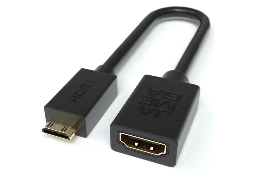 JAMEGA Mini HDMI Adapter Kabel, HDMI Buchse zu Mini HDMI Stecker 4K UHD HDMI-Adapter