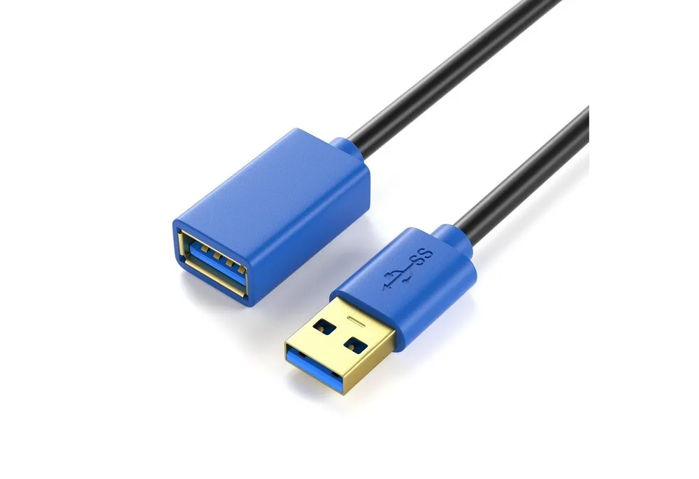 JAMEGA USB 3.0 Verlängerungskabel, USB-A Stecker zu USB-A Buchse Erweiterung USB-Kabel, USB, USB A (300 cm)