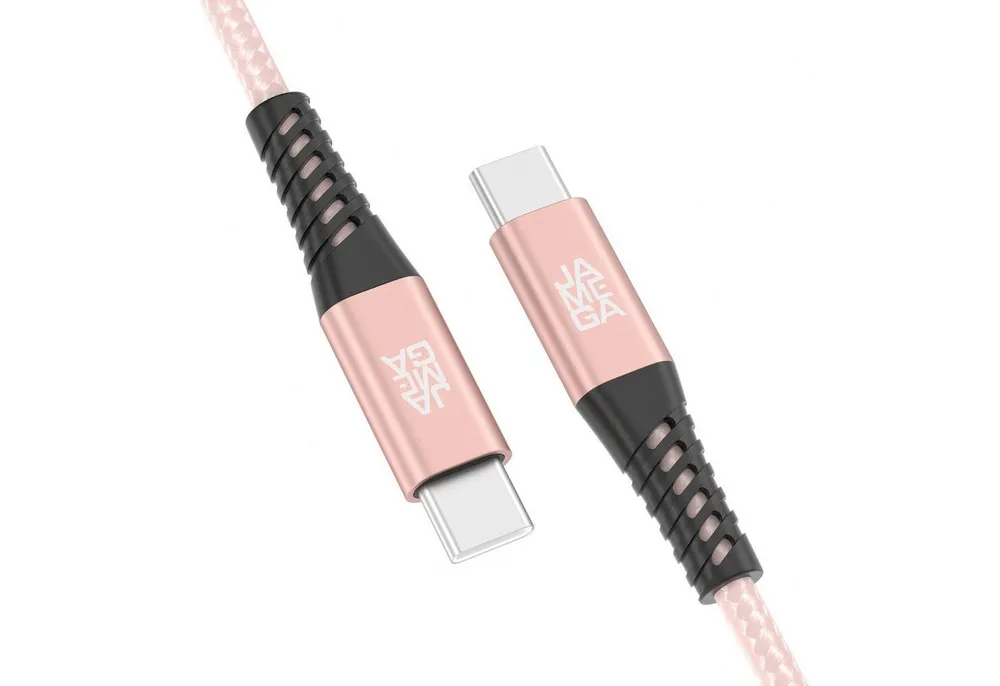 JAMEGA USB-C Kabel 480Mbps 60W Ladekabel Datenkabel für Apple, Samsung, uvm. USB-Kabel, USB Typ C, (50 cm)