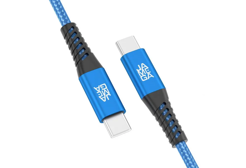 JAMEGA USB-C Kabel 480Mbps 60W Ladekabel Datenkabel für Apple, Samsung, uvm. USB-Kabel, USB Typ C, (50 cm)