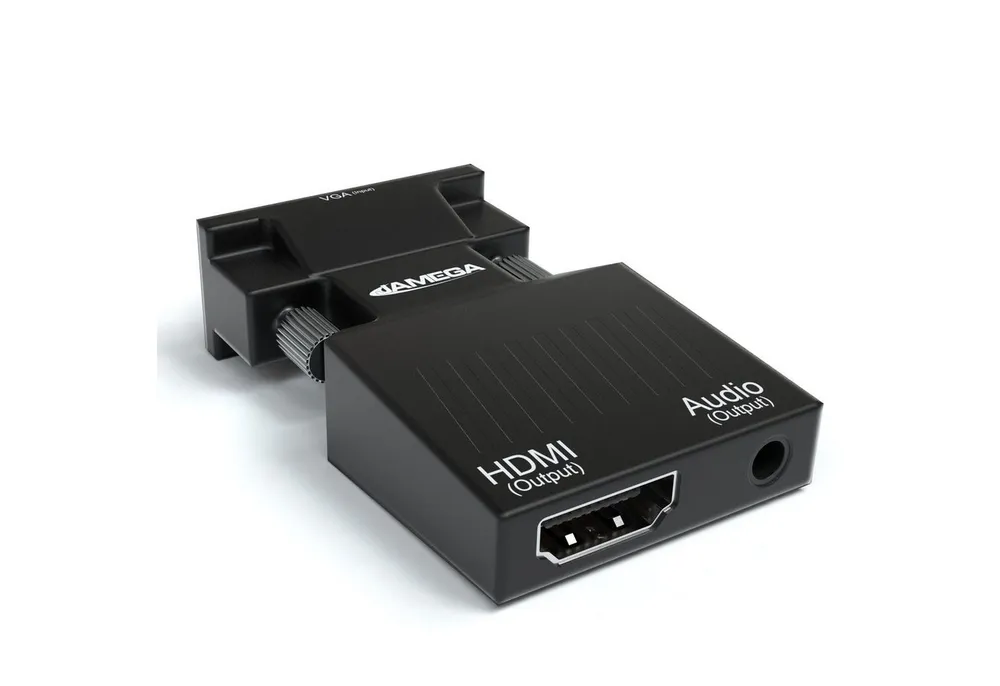 JAMEGA VGA zu HDMI Adapter 1080P 60Hz Audio VGA auf HDMI PC, Laptop, Computer HDMI-Adapter