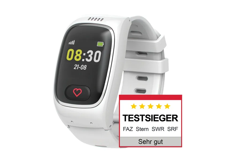 JAMES B8 Senioren Smartwatch Notrufuhr SOS & GPS Smartwatch