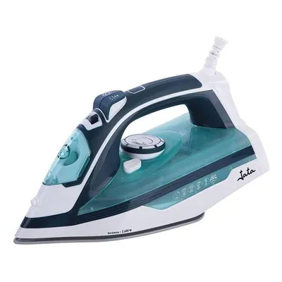 Bügeleisen Jata PL598C 2600W Keramiksohle Antikalk Antitropf 350ml Blau-Weiß