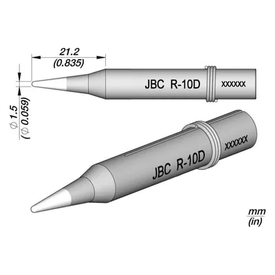 JBC Lötspitze R-10D, Ø 1,5 mm