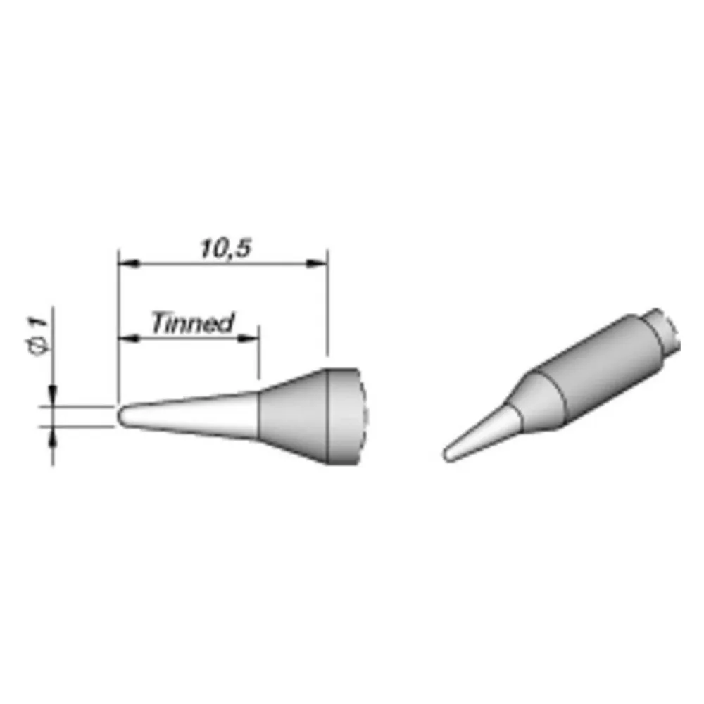 JBC Lötspitze Rund Ø 1.0 mm