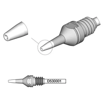 JBC Entlötspitze Serie D530, D530001/Ø 0.6 mm, 1.4 mm, Pincleaning