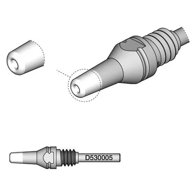 JBC Entlötspitze Serie D530, D530005/1.5 mm, 3.4 mm, Pincleaning