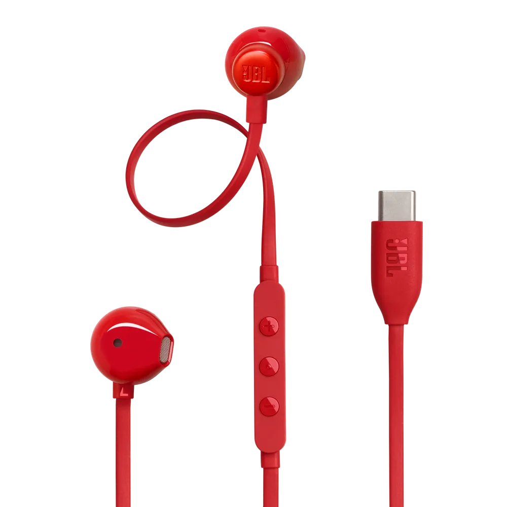 In-Ear Kopfhörer TUNE 305C USB-C rot