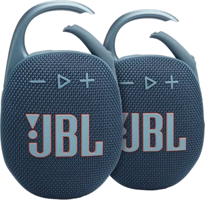 JBL Clip 5 Blau Doppelpack