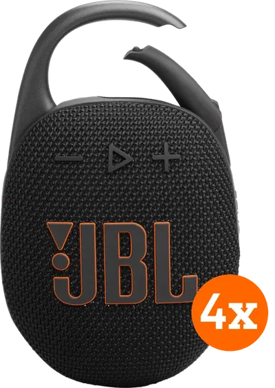 JBL Clip 5 Schwarz 4er-Pack