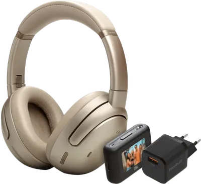JBL Tour One M3 Smart Gold TX + BlueBuilt Quick-Charge-Ladegerät