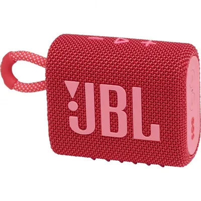 JBL GO 3 Bluetooth-Lautsprecher Rot
