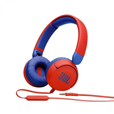 JBL JR310 Supraaurale Kopfhörer für Kinder, Rot/Blau