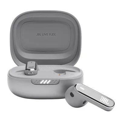 JBL LIVE FLEX Kopfhörer Kabellos im Ohr Anrufe/Musik Bluetooth Silber