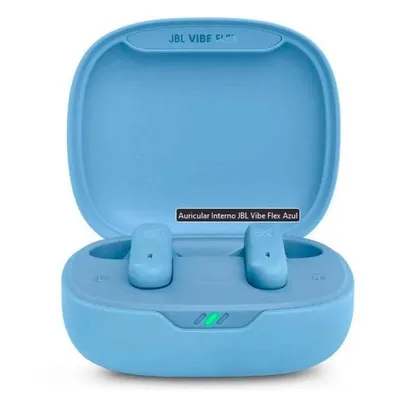 JBL Vibe Flex Bluetooth-Kopfhörer, True Wireless Stereo, Blau