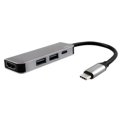 Jcpal Linx USB-C (PD) to HDMI Adapter with 2 USB Ports and Charging