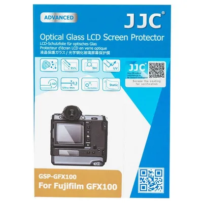 Displayschutzglas JJC Fuji GFX100 0,25 mm 9H Anti-Fingerprint